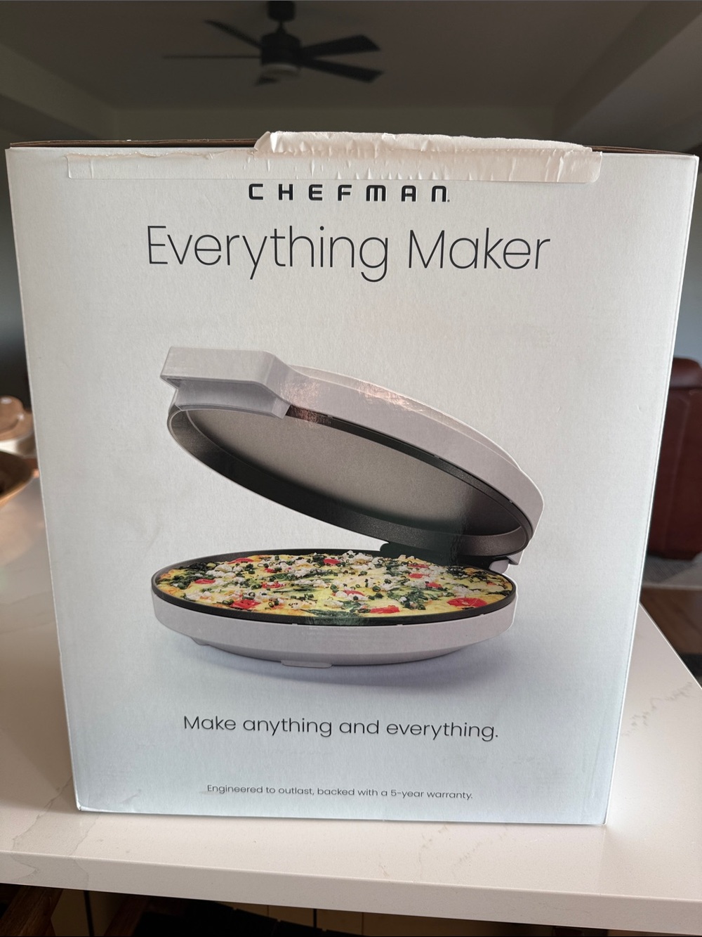 Chefman Everything Maker - Silver/Black NWOT, never out of box